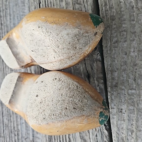Vtg Wooden Shoes Clogs Tulip Festival Holland Dutch Netherlands - Picture 7 of 7
